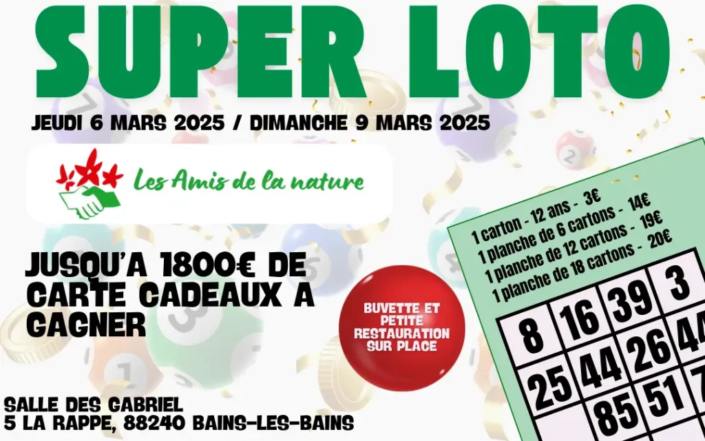 Le loto des Amis de la Nature